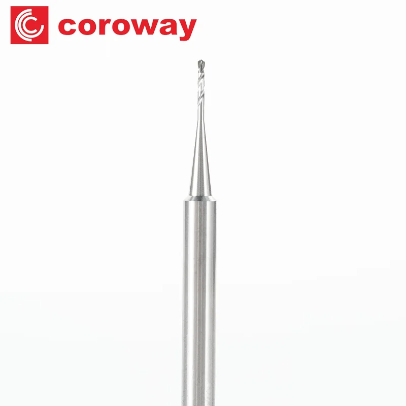 Solid PCD 120 Degrees Drill Bit for Milling Cutter on CFRP Aluminum Copper Ceramic Graphite Materials