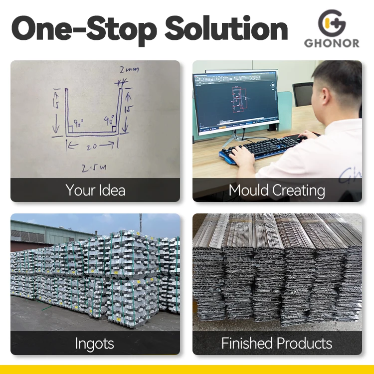 Carborundum Stairs Tile Trim Step Edge L Aluminium Alloy 6063 Anti Slip Stair Nosing Strips