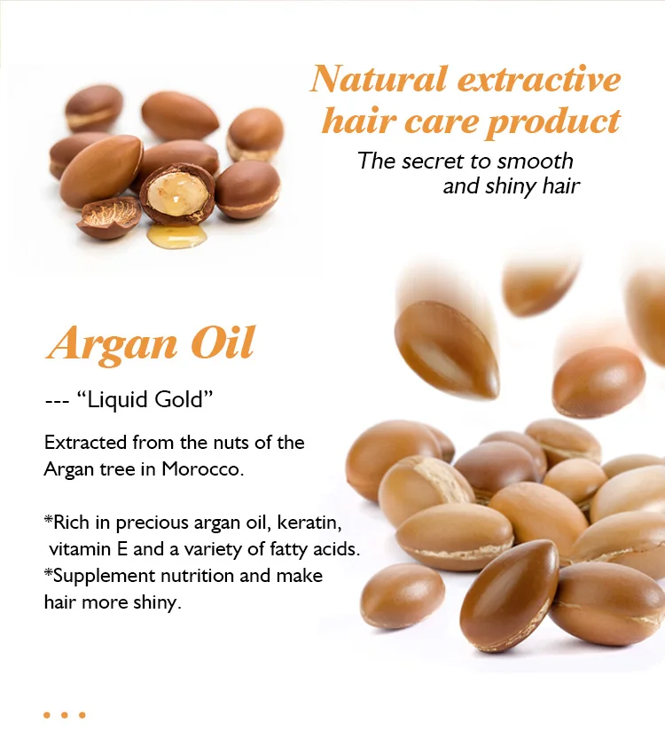 Wholesale Luxury Plant Natural Argin Essence Hair Care Deep repair nourish hair anti-frizziness alcohol-free fragrance Hair oil