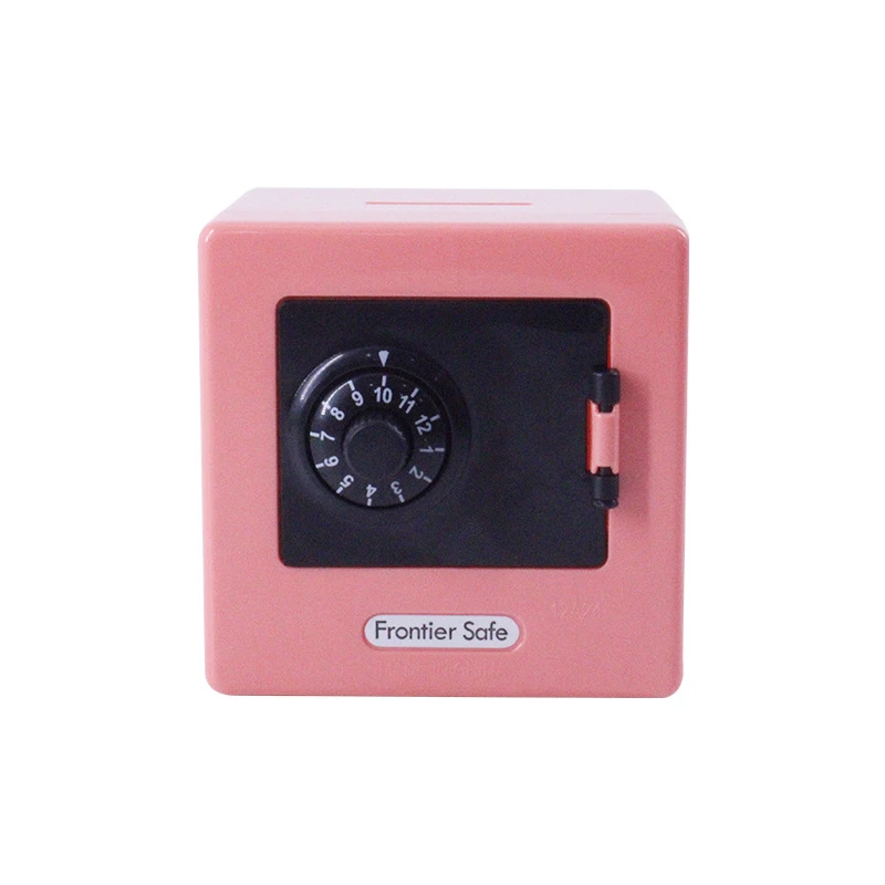 Hot sale Mini safe Save Money Kid Money Box Piggy Bank Toy with Plastic Rectangle