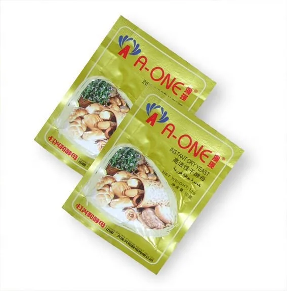 Active instant dry yeast power 500g 12g 11g 10g 5g for baking swelling dough bread pizza with customized brand