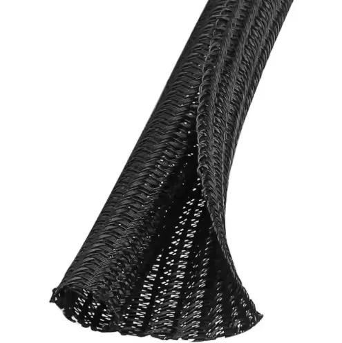 hot selling heat resistant flame resistant  Flexible PET Expandable Braided Mesh Tube For Wire Harness