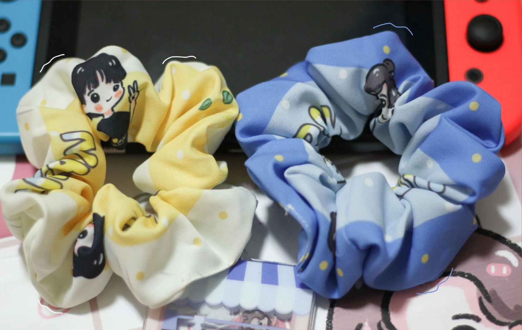 Free Sample Pure Silk Scrunchies for Hair Elastic Hair Bands, small scrunchy,Premium Skinny Scrunchies