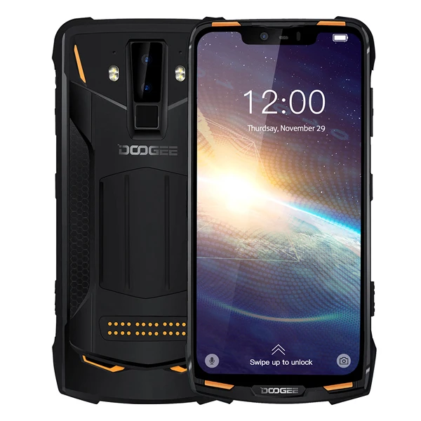 IP68 DOOGEE S90 Pro модульная прочный мобильный телефон 6,18 дюймов дисплей 12V2A 5050 мА/ч, Helio P70 Octa Core 6 ГБ 128 16MP + 8MP Android 9