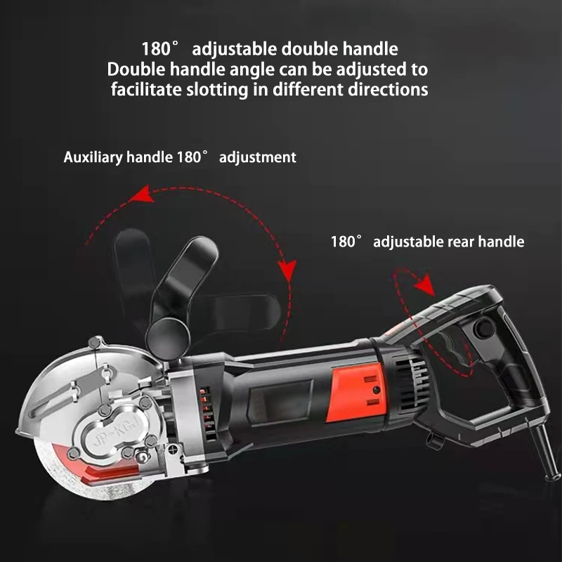 MRY 8280W 7000r/min  133mm electric wall chaser machine wall chaser grooving cutting machine industrial wall chaser machine