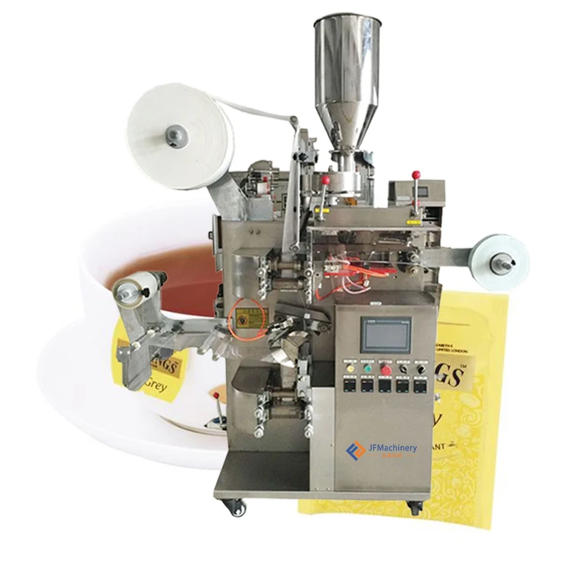 Inner and Outer Tea Bag packaging Broken Tea/Leaves Tea/Herbe  Filter Paper Bag Tea Packing Machine