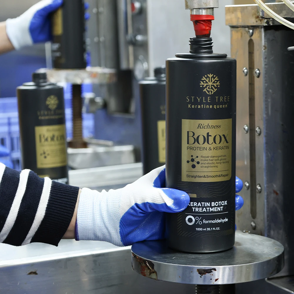 Factory Private Label Repair Formaldehyde Free Protein Collagen Rebonding Botox Professional Brazilian Keratin Hair Treatment