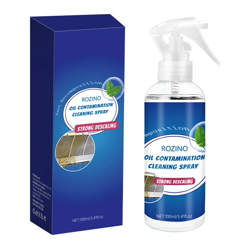 Oil Stain Cleaning Spray for Kitchen Heavy Oil Cleaner, Range Hood Cooktop Powerful Cleaning Stain Cleaner