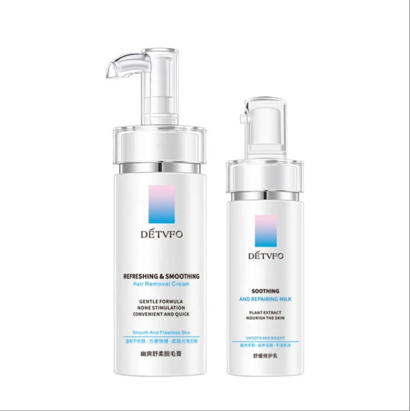 
Professional Painless Smooth Skin Armpit Hands Body Legs Pure And Soft Hair Removal Depilatory Cream 