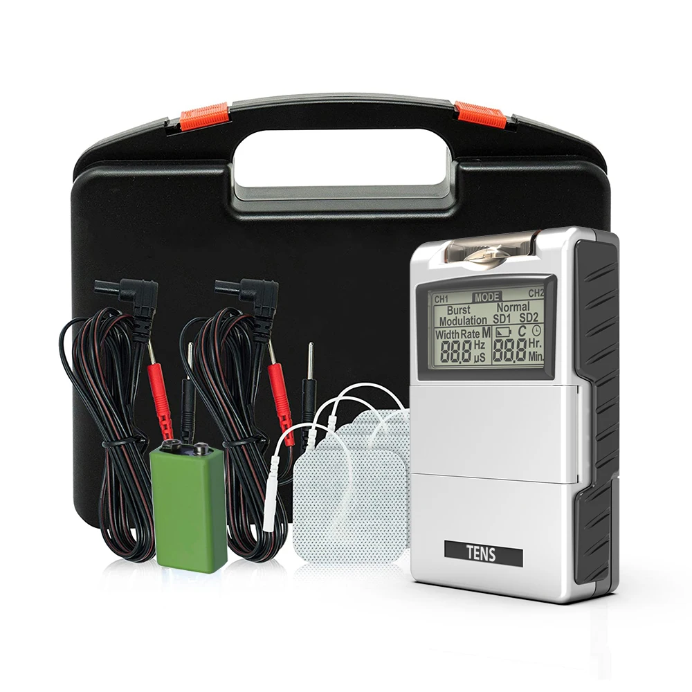 Электростимулятор EMS ev-804 TENS для снятия боли в коленях