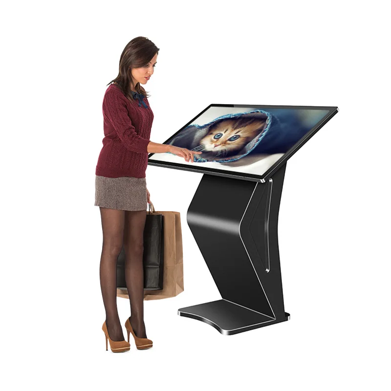 GPX Customized indoor All in One PC Digital Signage Multimedia LCD Interactive Touch Screen advertising display digital kiosk