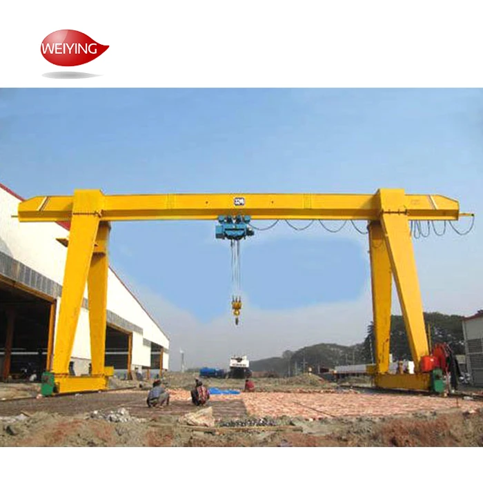 Fixed Wire Rope Hoist Door Gantry Cranes 15T 18T