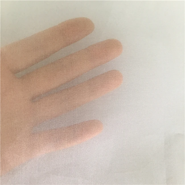 Organic Attractive Organza Silk Fabric with Ahimsa Silk Organza Fabric 100% Mulberry