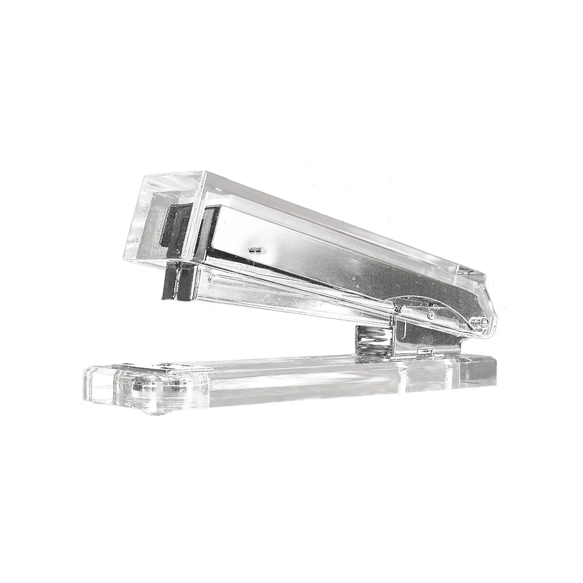 Clear Acrylic Desk Stapler Large Capacity Office Acrylic Organizer Holds Standard Acrylic Staples