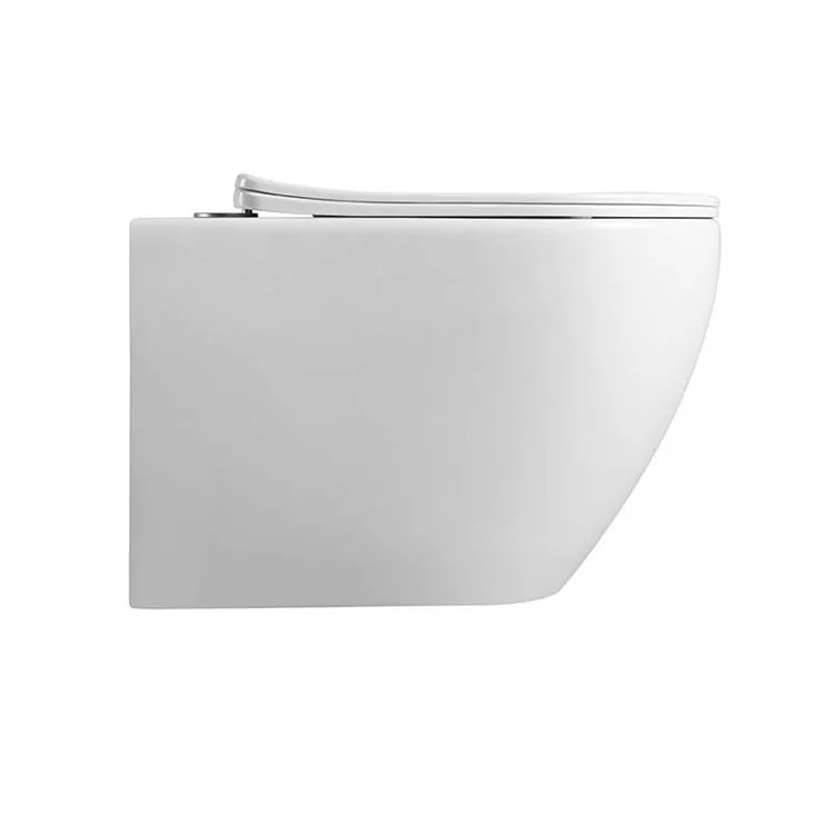 High quality hotel bathroom commode western ceramic square toilet bowl wall hung toilet