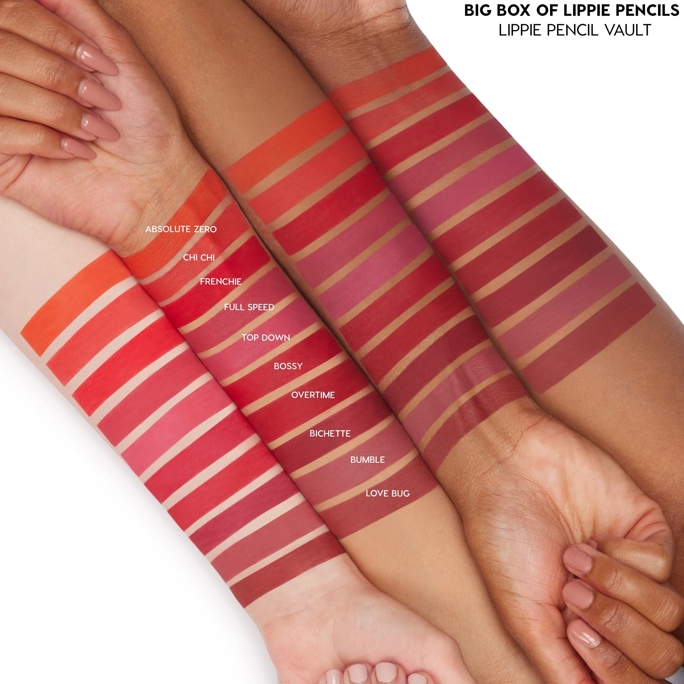 OEM ODM Lippie Pencils 40 Shade Nude Creamy  Lip Liner Brown Color Lip Liner Pencil Private Label