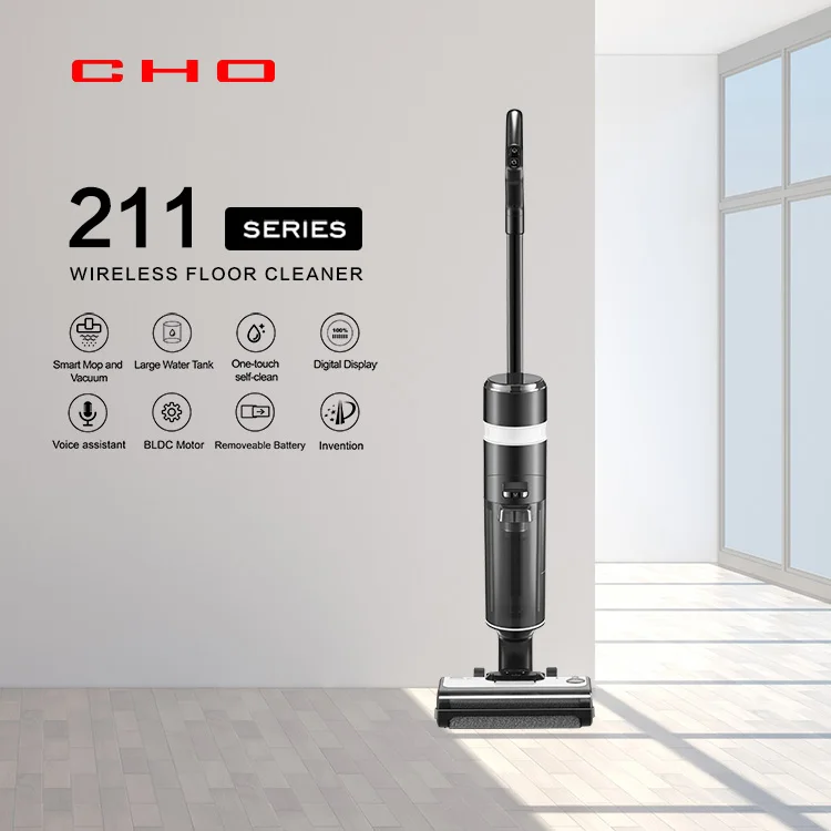 Hard Floor Washing Washer Upright Cordless Wireless Vacuum Cleaner  Wet and Dry Cleaning