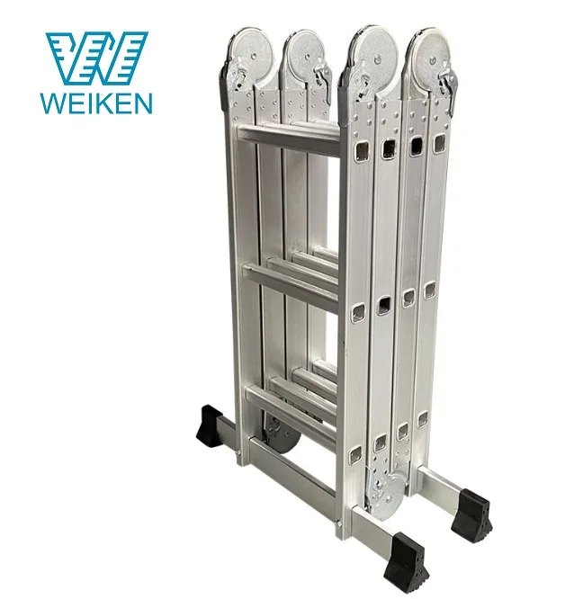 RTS WK-103B Professional factory made 1.2mm aluminum telescopic ladder multi-purpose folding ladder