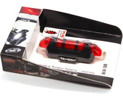 Best price small plastic red blue white LEDs USB rechargeable bike back warning light rear light bicycle tail light