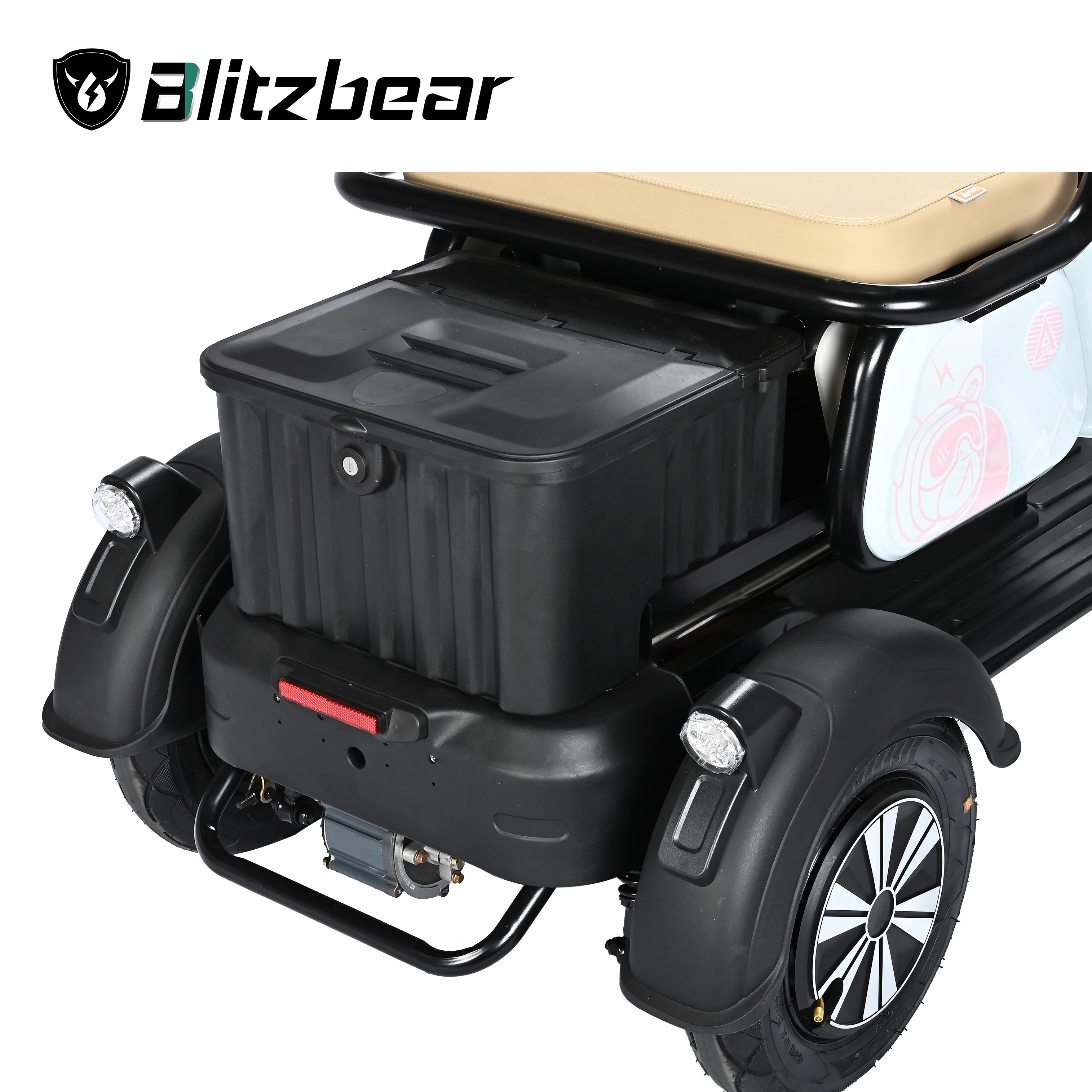 2024 Popular Adult Electric Tricycle 48v/60v 600w Can Be Customized for Export Cheap Elderly Electric Tricycle