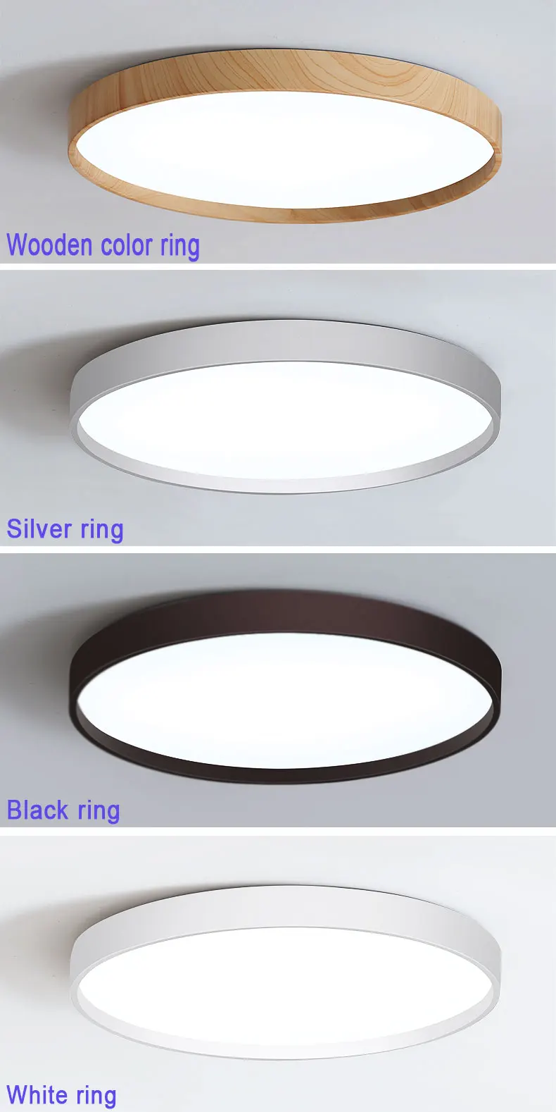 NEW trend product!!Ultra Thin 5cm China Modern flush mount shape indoor use 2021 innovative new product
