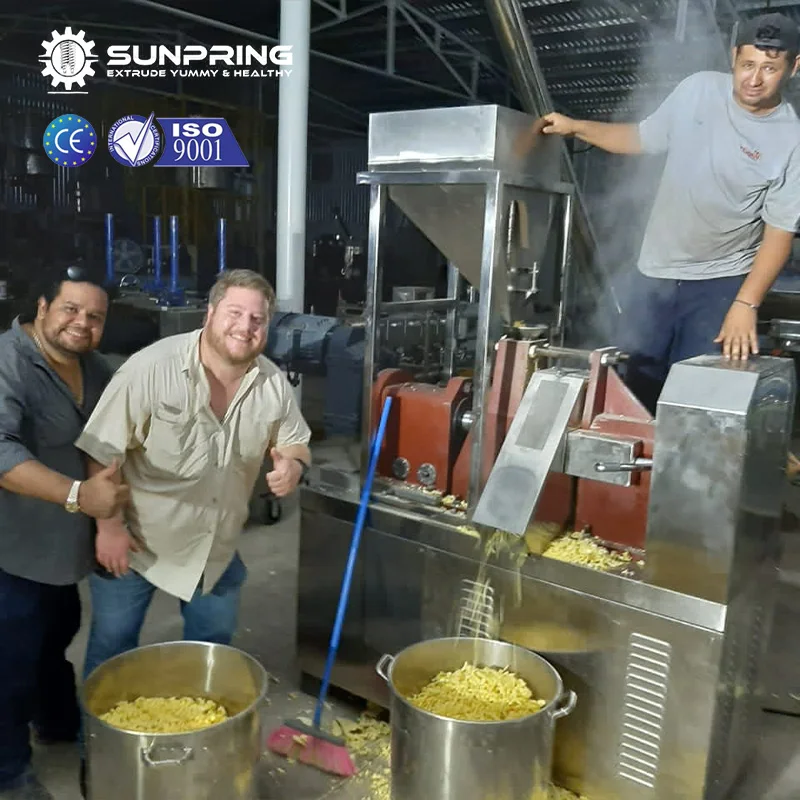 SunPring snack food fried cheetos kurkure extruder nik nak snacks kurkure machinery