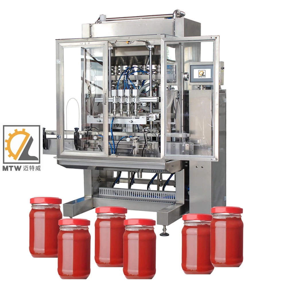 MTW salsa de mermelada tomate maquina de llenado y envasado