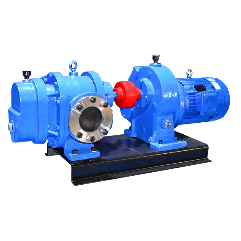 Large flow insulated roots oil pump can transport high viscosity materials and molasses