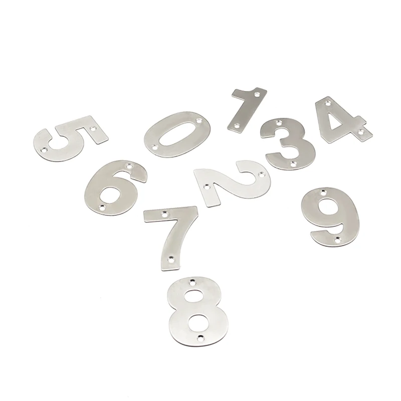 
Wholesale modern stainless steel door house sign number 