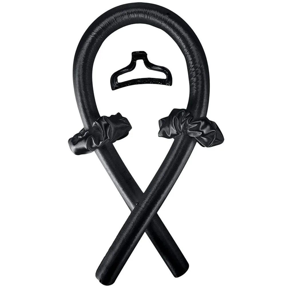 Best-selling foam plus steel wire lazy curling stick with clip heat-free sleeping curls large intestine hair ring curler set