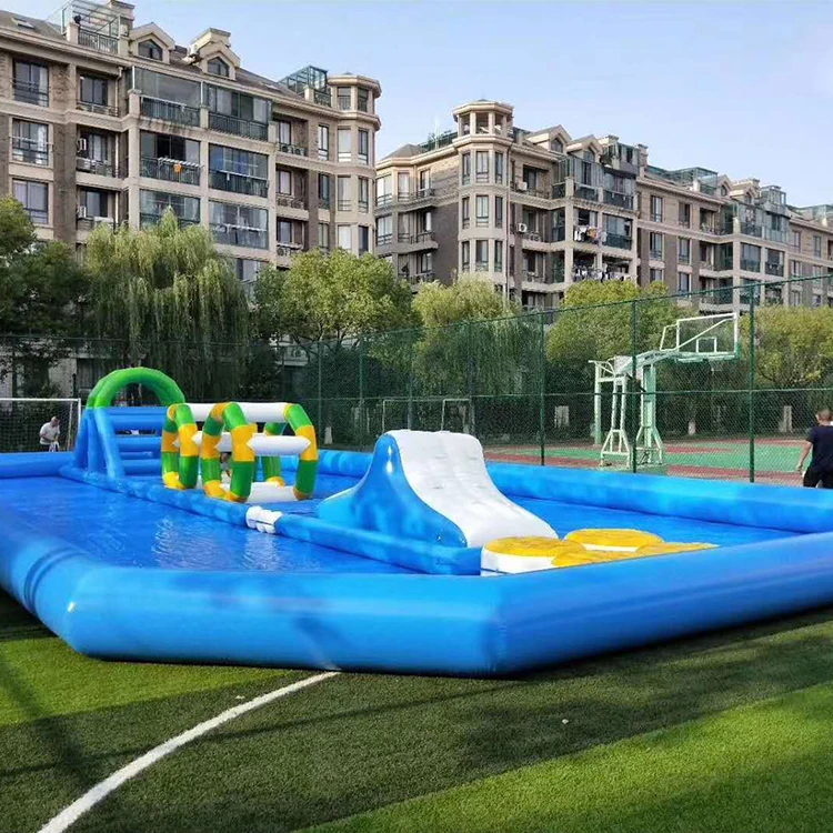 Передвижной надувной бассейн из ПВХ для улицы над землей