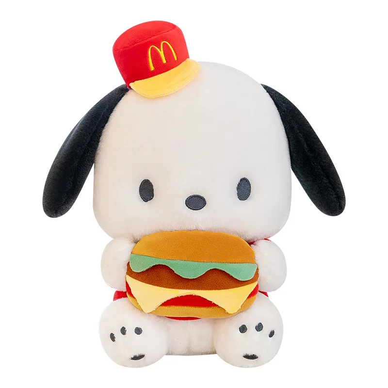 New Hamburger Dog Plush Toy Doll Doll Girl Gift Pillow Cloth Doll Wholesale