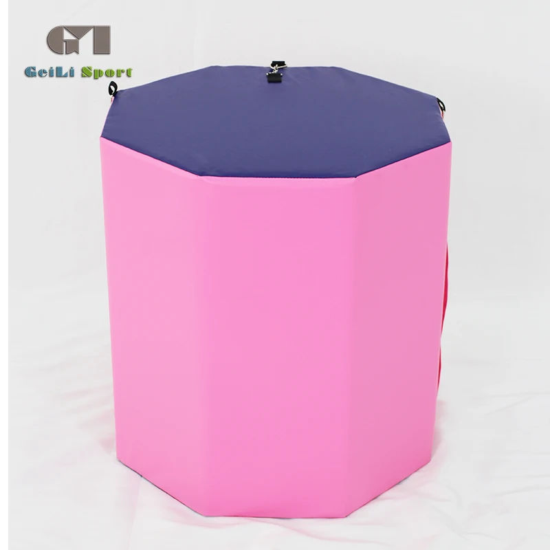 High quality Gymnastics Octagon Barrel PVC Octagon Tumbling Trainer Octagon Tumbler for Training
