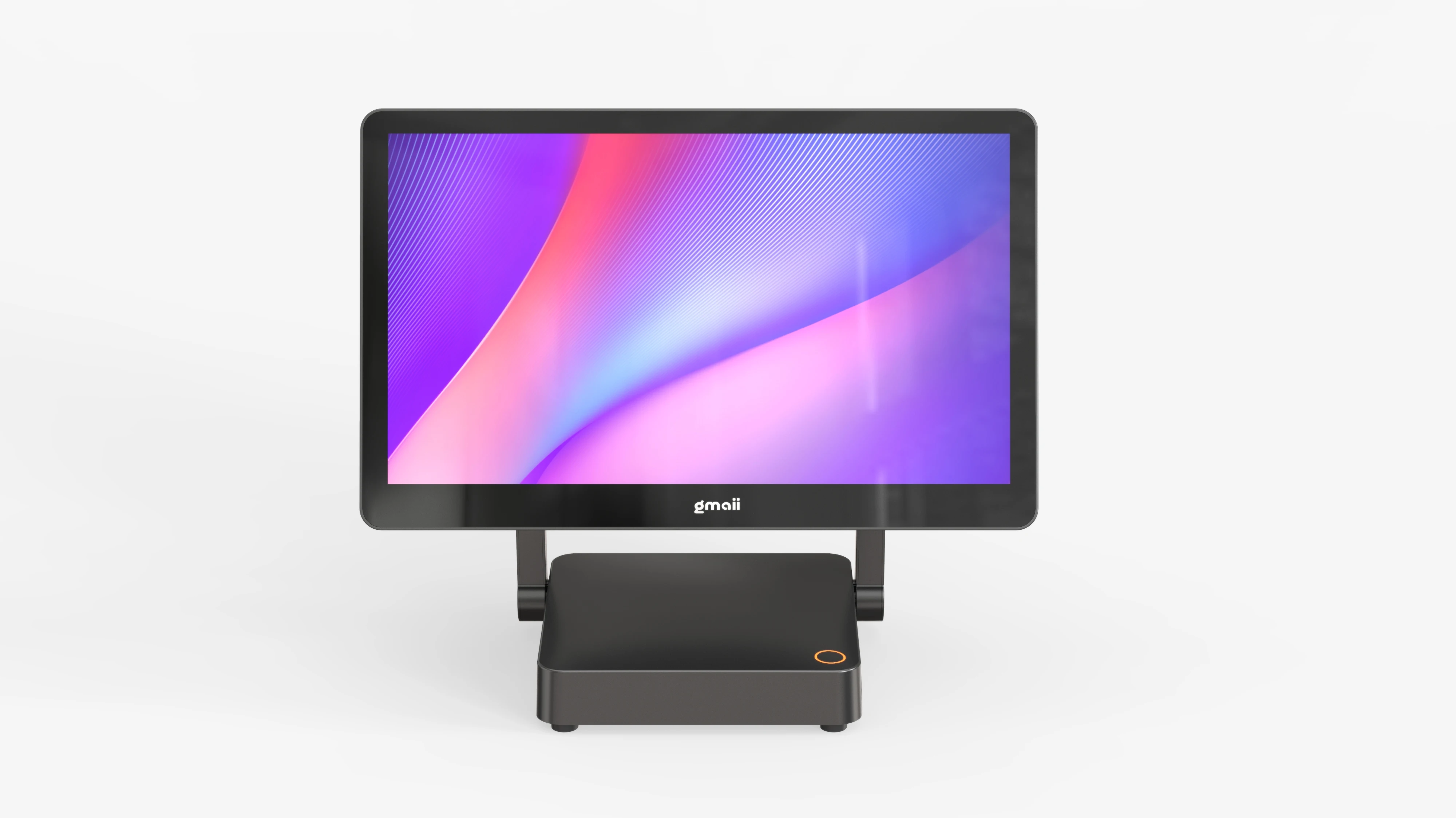 Gmaii двойной экран 15 дюймов windows 10 pos touch все в одном ПК компьютер с сенсорным экраном