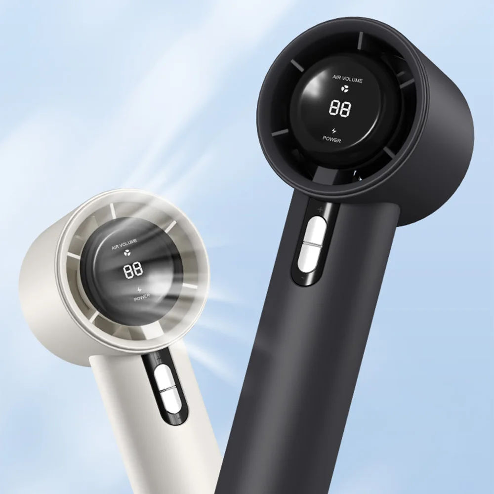 2024 new upgraded summer hot sale high speed mini fan Handheld air cooling fan Rechargeable portable powerful hand held Fan