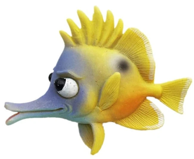 Resin 3D Ocean themed Maldives Bali Deep sea fish refrigerator magnet