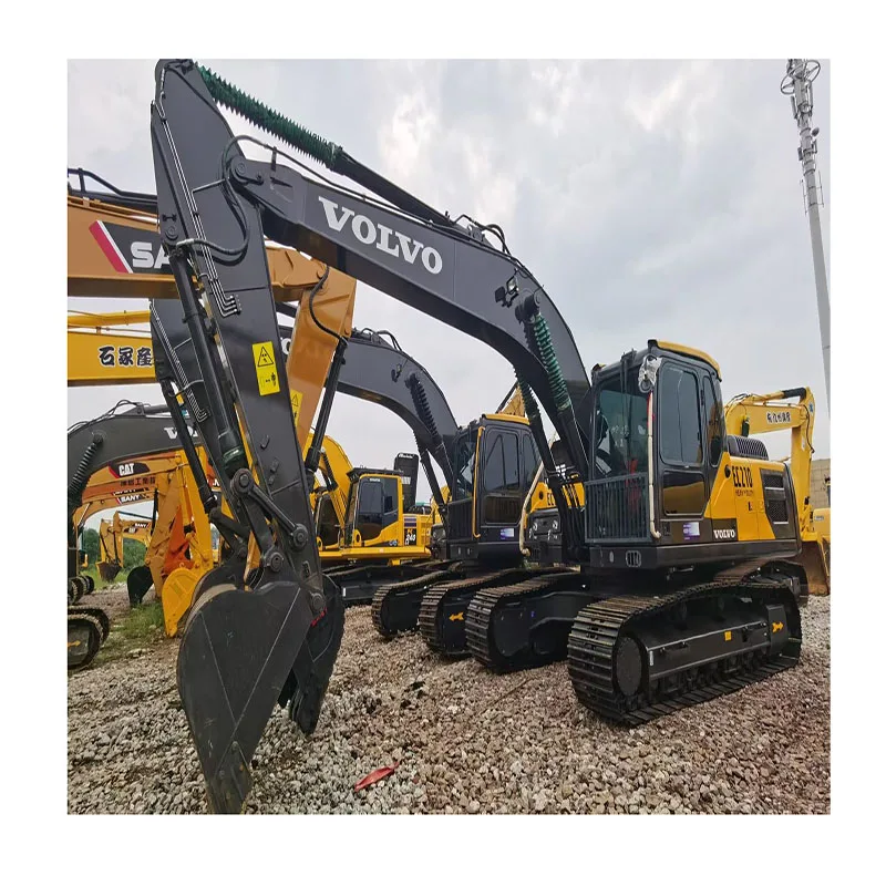 Хорошее качество 20 тонн Подержанная машина Volvo EC210 экскаватор б/у для продажи