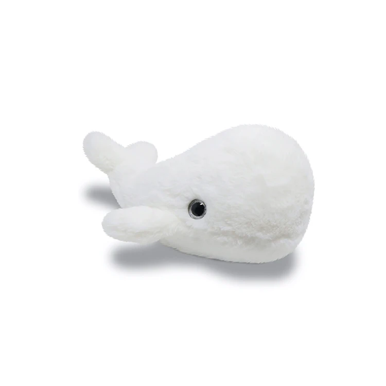 Handmade Custom Plush Whale Toy for Children Cute Soft Stuffed Sea Animals Comforter Feature  Factory Wholesale