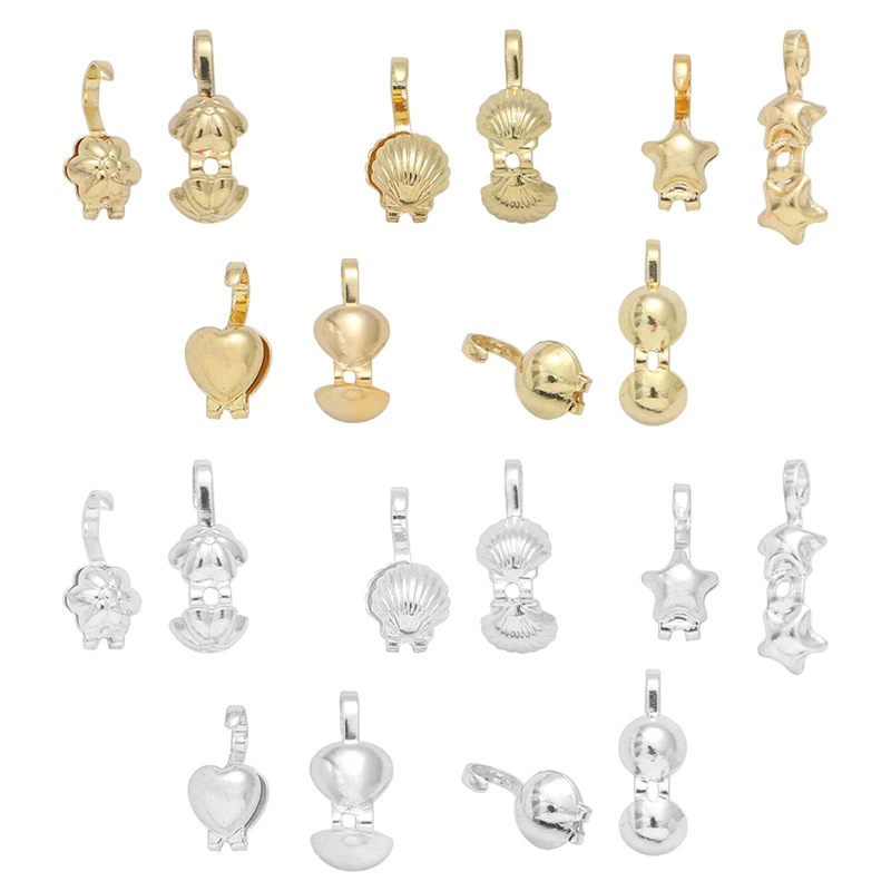 Copper Bracelet Necklace Extension Chain Connector Clasp Supplies Double Ball Ends Bead Connector Findings For Jewelry Making