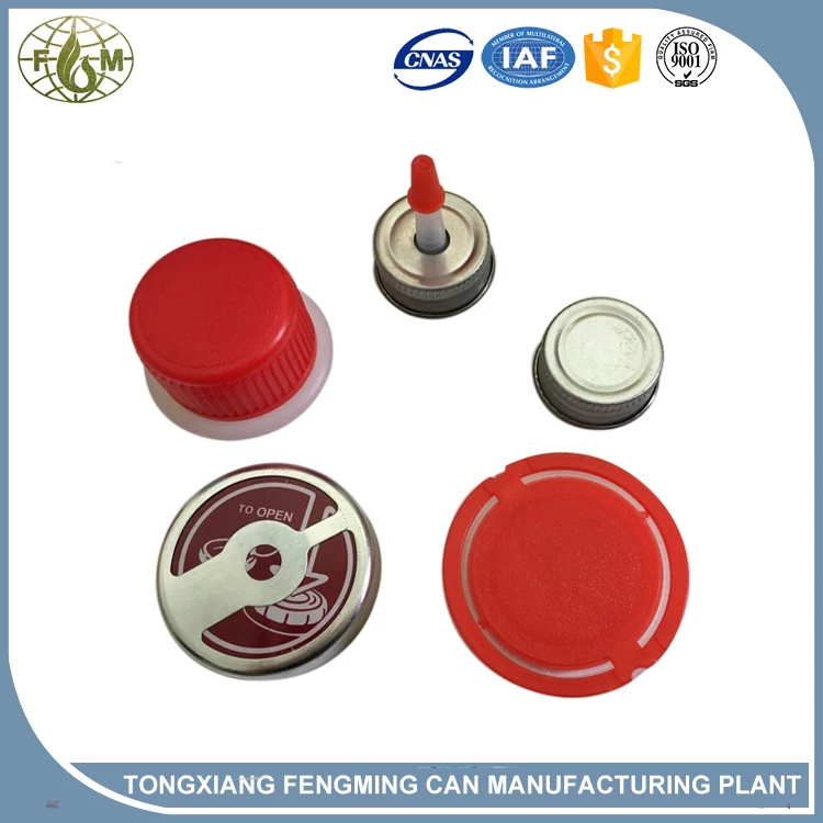 1 Liter printed screw top empty paint square metal tin cans with 38mm screw cap