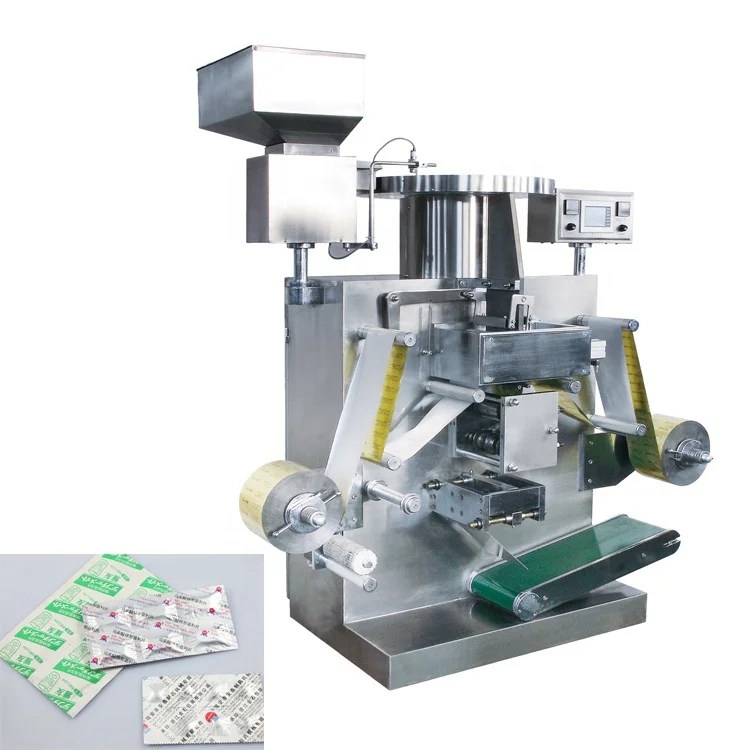 DLL-160 Double Aluminum Tape Automatic Pharmaceutical Capsule Strip Bundle Packing Machine
