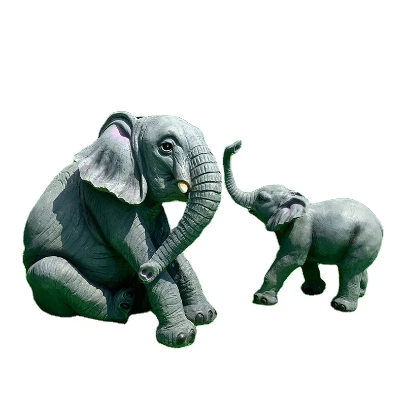 high quality elephant outdoor garden multipurpose custom logo bronze animal sculpture