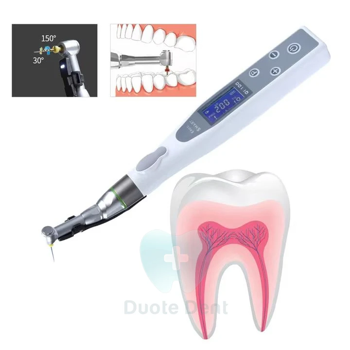 Wireless Dental Endomotor 16:1 Contra Angle Endodontic Treatment Handpiece Root Canal Rotary Motor