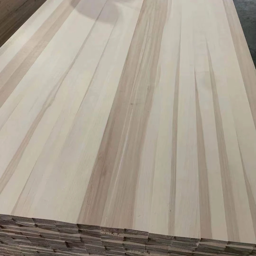 Qingfa FSC Poplar Solid Wood Board Furniture Bed Slats Cabinet Drawer Board Indoor