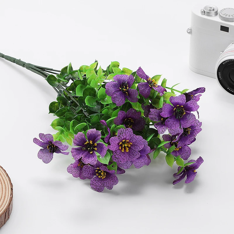 Duofu Home decoration plastic flowers artificial plants wedding flower accessories