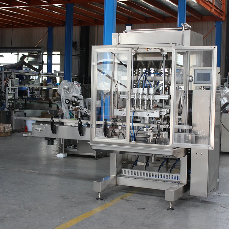 Factory Price Automatic 4 Head Piston Cylinder Filling Machine
