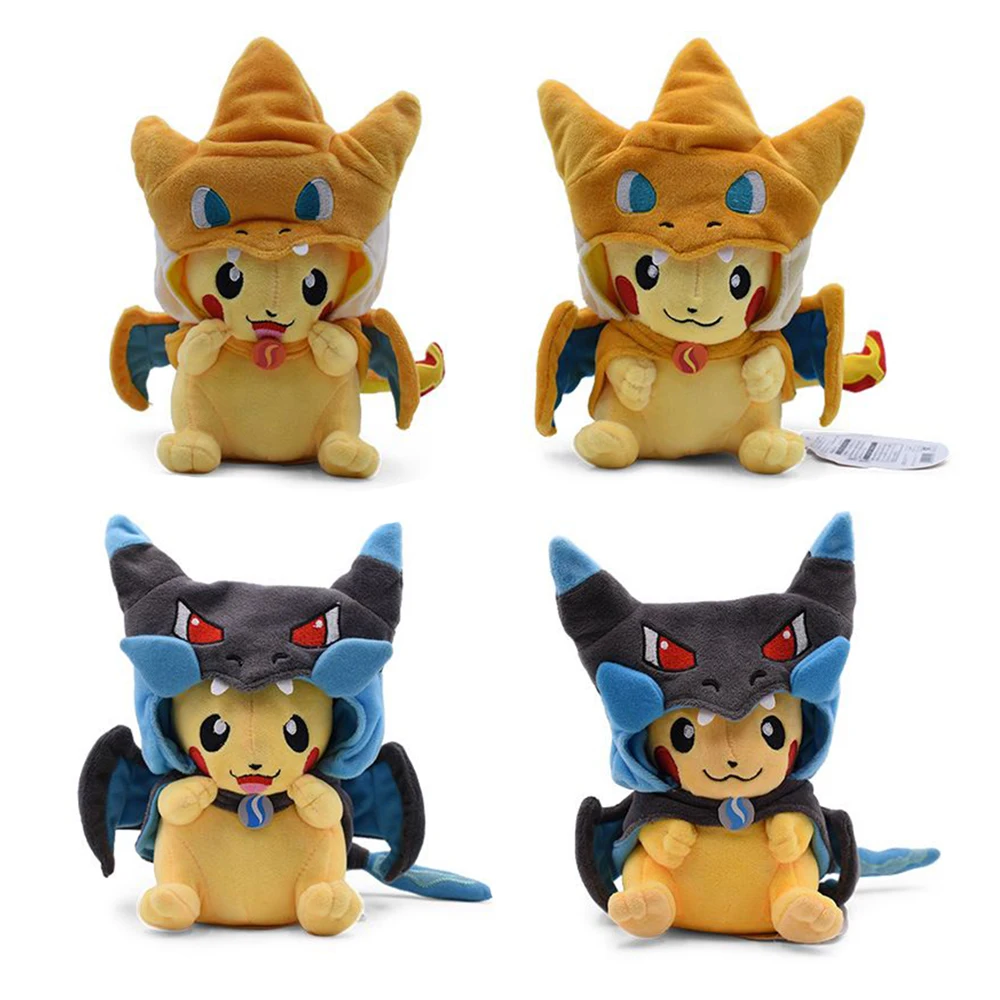 Best Selling Trending Cute Stuffed Animal Plush Toys Cartoon Henshin Plush Doll Kawaii Pikachu Plush Toys