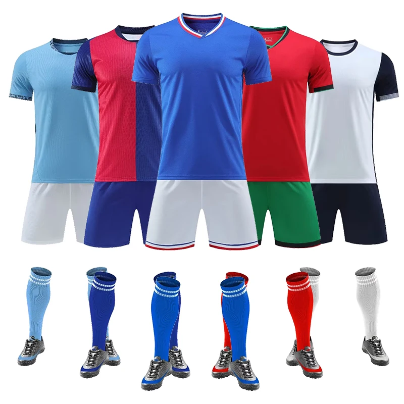 Футбольная форма с логотипом на заказ комплект футбольной формы спортивный костюм для мужчин тренировочный детская одежда