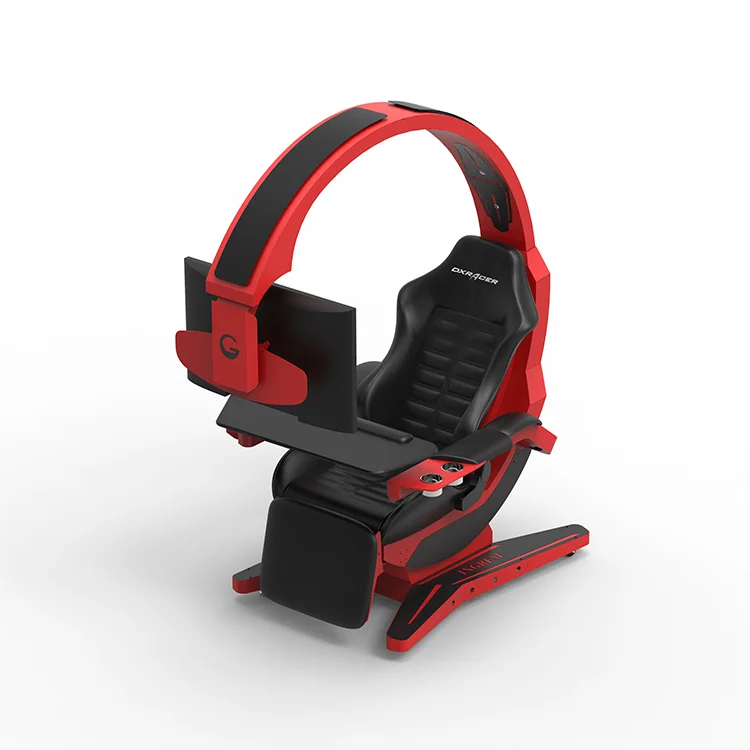 INGREM T7 computer cockpit home office gravity gaming chair with speakers RGB LED comfortable ergonomic design