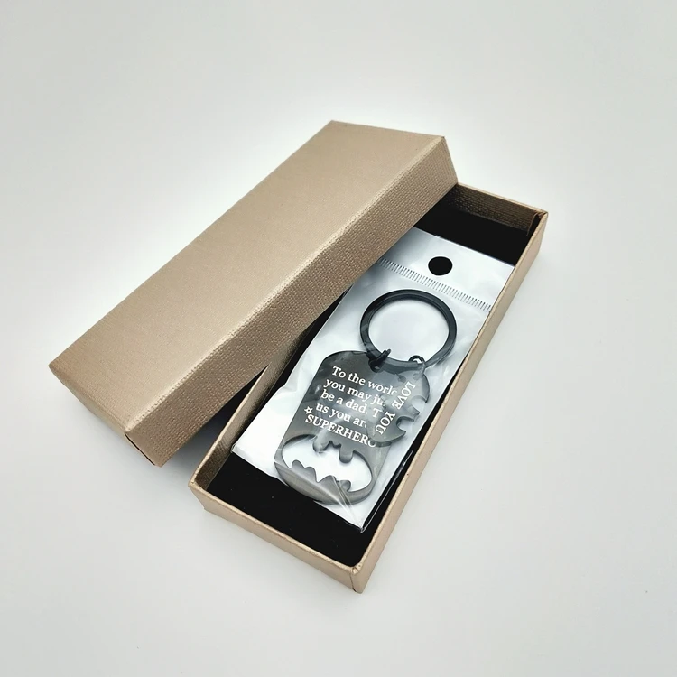 Wholesale Paper Boxes Custom Logo Accepted Promotional Gift Case Box for keychains